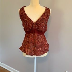 Halter top with shear bottom